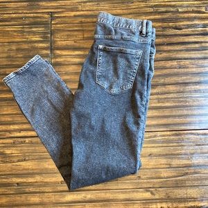 H&M  Mens Black Skinny Coupe Denim 31/32